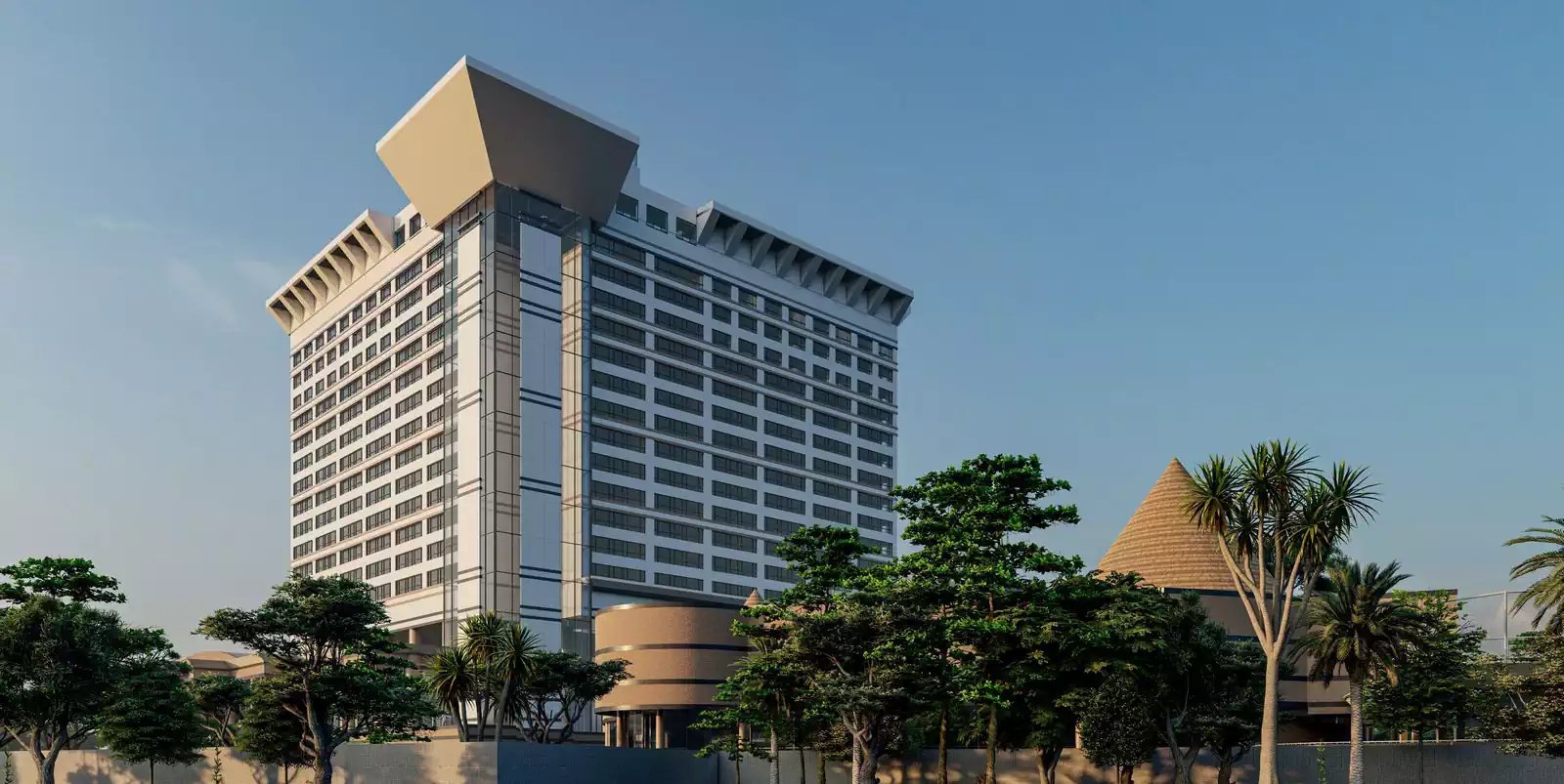Multistory hotel design in Lagos, Nigeria by Zimbabwean Pantic Architects