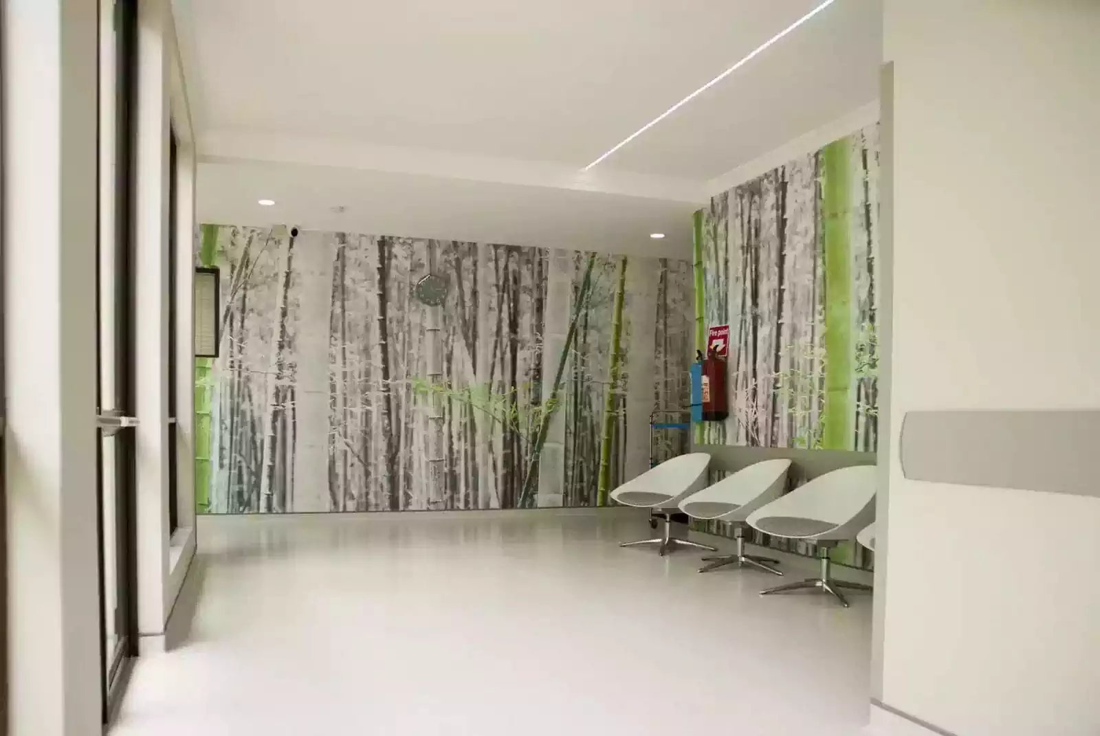 Medical building design by Zimbabwe architects. Internal rooms and operating theatre in modern design