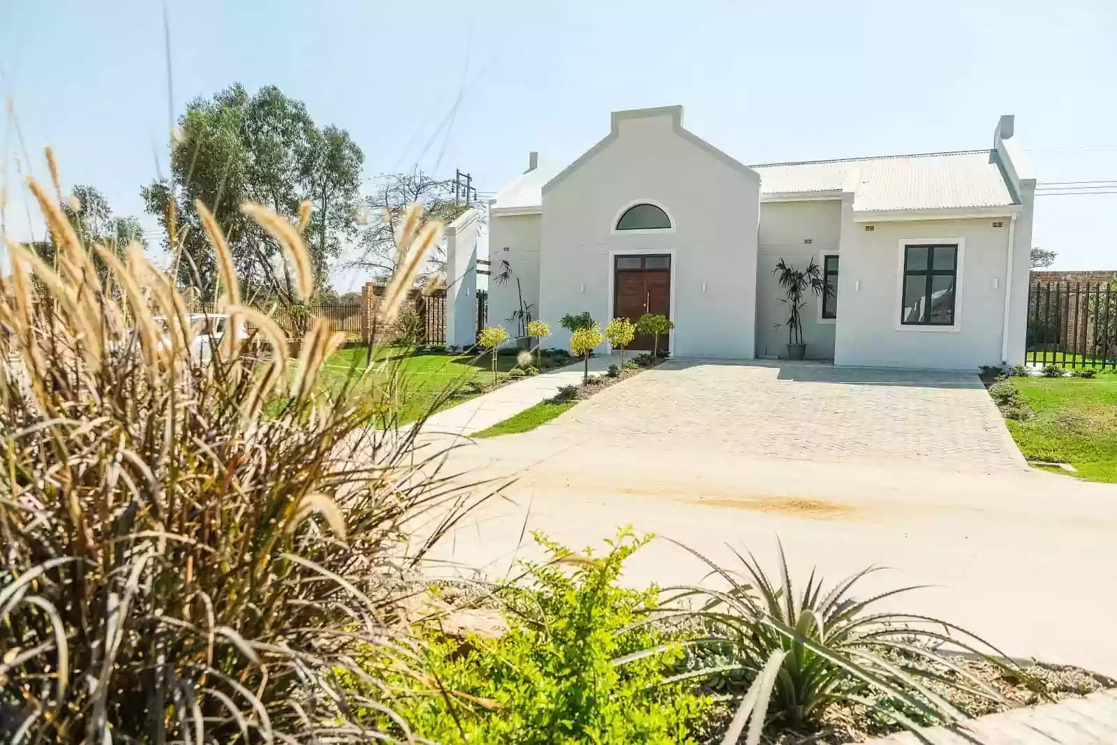 Cape dutch home in luxury housing development in Arlington, Harare. Design by local architect