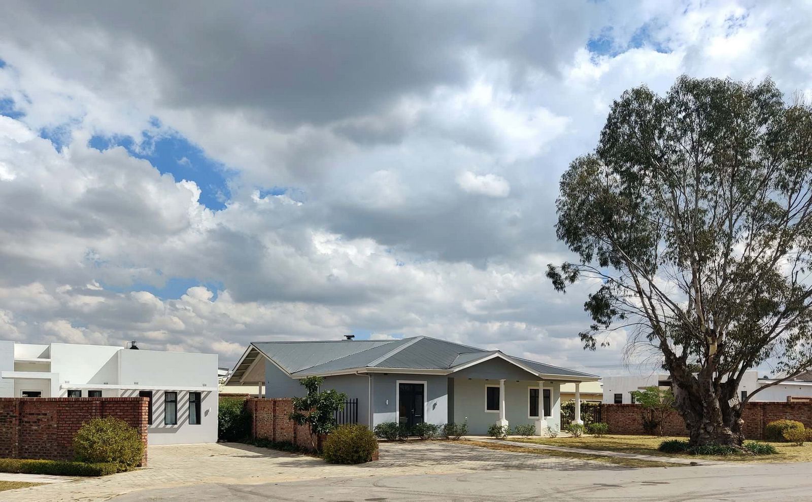 Different cluster house designs in Sunbird housing development in Arlington Harare