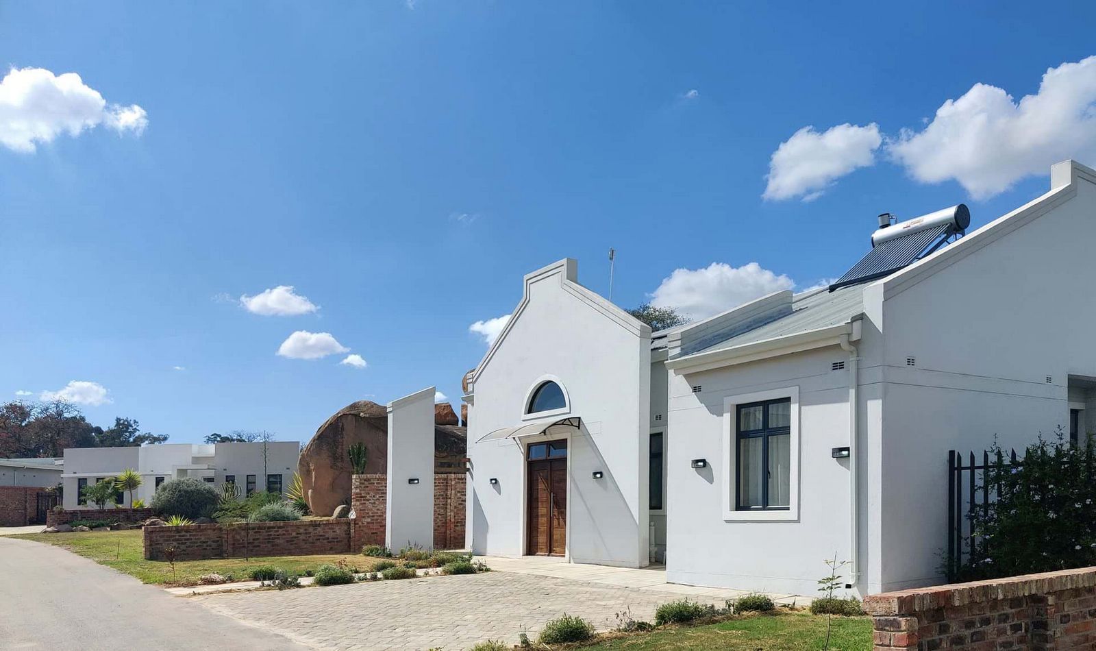 Cluster houses in newly built residential complex in Harare