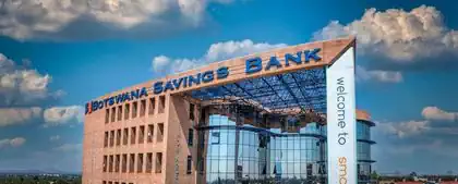 Modern bank building design with glass and steel by Pantic Architects