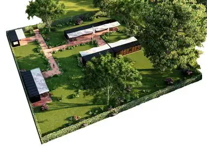 Harare based conatiner school design by local architect