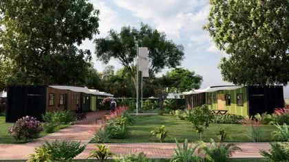 Hear more school design out of containers in Harare by architect near me