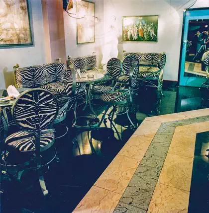 Interior design of coffee shop in Borrowdale village in Harare by local interior designers