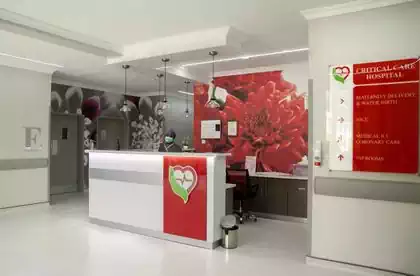 Interior design of medical facility by architect in Harare