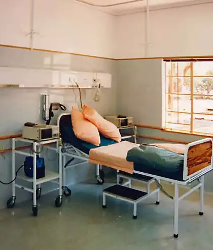 Ward in medical facility in Harare