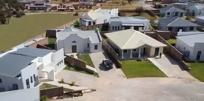 Cluster house development in Harare with various houses to avoid repetition