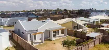 Cape dutch house in residential complex by the Zimbabwe airport