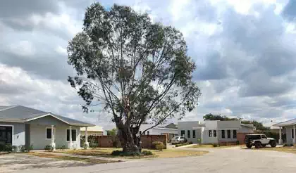 Cape dutch house in residential complex by the Zimbabwe airport