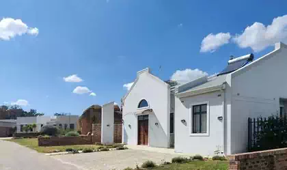 Cluster houses in newly built residential complex in Harare